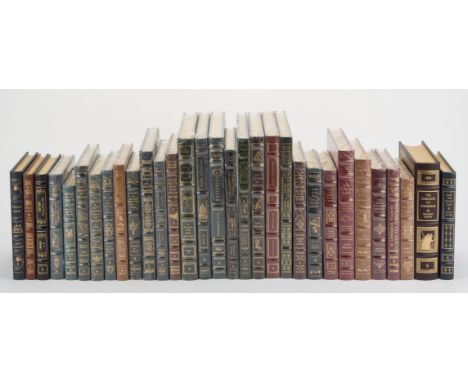 DESCRIPTION: Thirty-one leather bound collector's edition books on fishing. Published by Easton Press: Norwalk, Connecticut. 