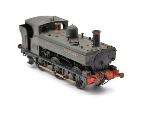 J P Richards and A C Johnson scratch-built Fine Scale O gauge locomotive, Great Western 0-6-0T, no.1998, 2-rail, original pai