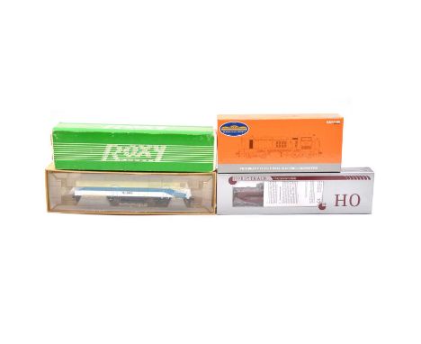HO gauge model railway locomotives, four including Roxy ref 10010 Ae 6/8 no.205; BW ref 62660 Am6/6; Bendigo Rail Models P12 