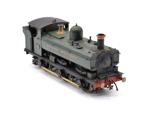 Exley scratch-built Fine Scale O gauge locomotive, Great Western 0-6-0T no.1171, 2-rail. c1946, original paint.Provenance:Bui