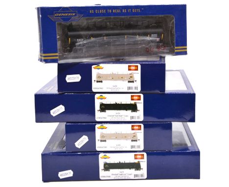 Athearn Genesis HO gauge tank cars, five sets including ref ATHG67904 GATX tank train sets of three in each (x2); ref ATHG679