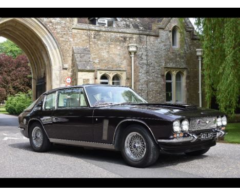 A 1969 Jensen Interceptor Series I, registration number 42 LOF, chassis number 115-3211, aubergine.  First shown to an apprec