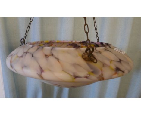 Victorian opaline light shade 