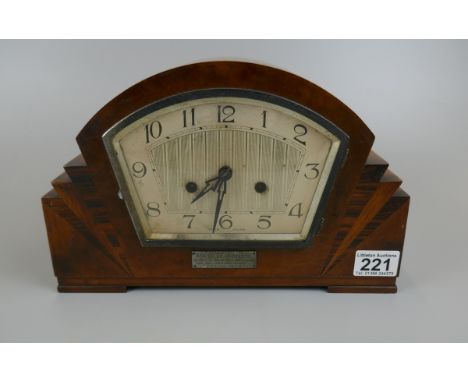 Art Deco mantel clock 