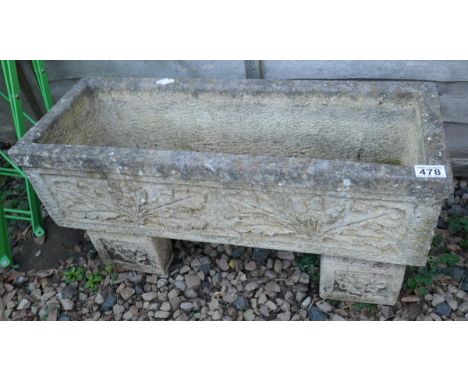 Raised stone trough 