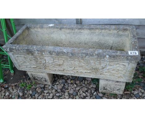 Raised stone trough 