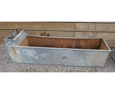 Galvanised garden trough - Approx length 188cm 