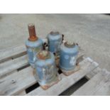 4 x Weber 10 Ton Hydraulic Jacks