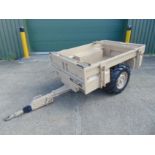 Logic SMT172B 2 wheel ATV Quad Bike Trailer with Drop Tailgate