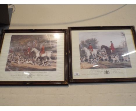A Pair of Hunting Prints.