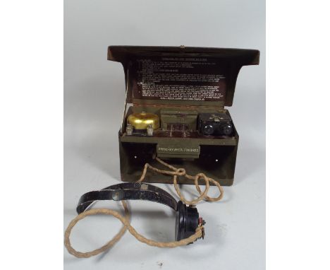 A Portable Army Telephone.