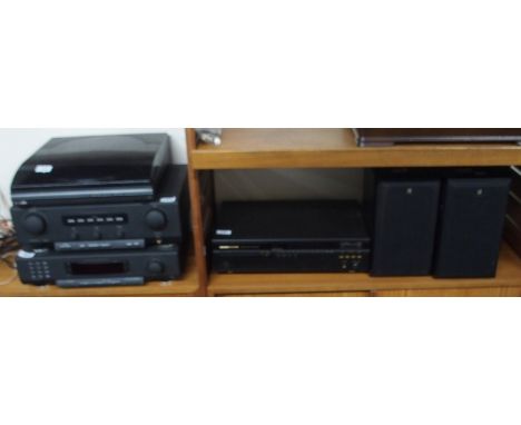 A Marantz compact disc player CD 60, pair of Cresta speakers, Phillips turntable etc Condition Report: Available upon request