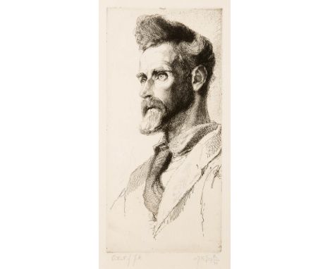 A FOLIO OF PRINTS Including three prints by Wendela Boreel, a group of portraits after Sir Gerald Kelly, and an artist's proo