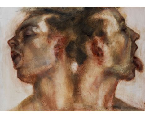 •STEVEN ANDERSON (CONTEMPORARY) THE BLACK MASS signed and dated (reverse of board): Steven Anderson / 98 oil on board 61 cm b