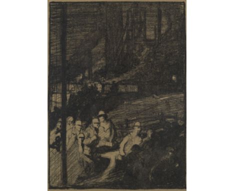 •SIR FRANK BRANGWYN, R.A, R.W.S. (1867-1956) THE MINE lithograph 30.5 cm by 22.5 cm; 12 in by 8 3/4 in