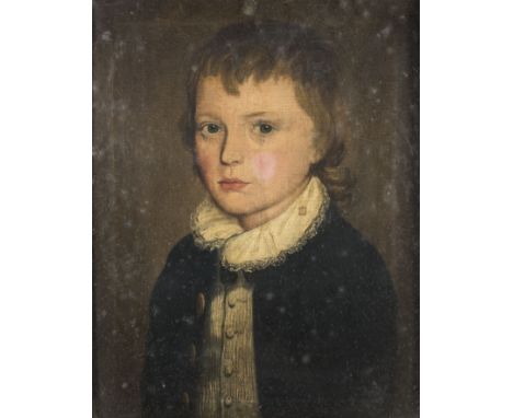 SCOTTISH SCHOOL (CIRCA. 1780) PORTRAIT OF JOHN MILNE WHEN A BOY oil on canvas 49 cm by 38 cm; 19 1/4 in by 15 in Provenance R