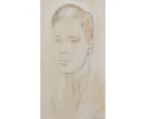 BERNARD MENINSKY (1891-1950) PORTRAIT OF THE ARTIST'S SON signed l.r.: Meninsky pastel 43.5 cm by 24 cm; 17 in by 13 1/2 in s