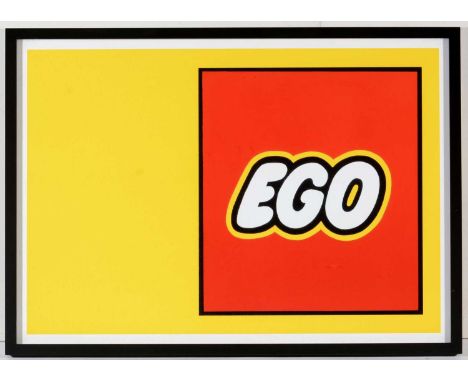 British School, Contemporary - "Ego", giclee print, 58 x 83cms, in black frame,