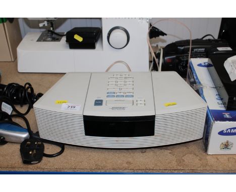 A Bose Wave radio/CD system