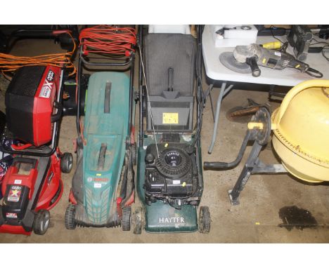 A Hayter petrol rotary lawn mower