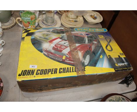 A Scalextric 'John Cooper Challenge Set', unknown if complete