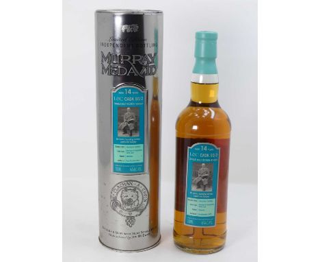 Glendulln Distillery Bourbon and Tempranillo wine cask aged 14 years single malt Scotch whisky, limited edition bottling by M