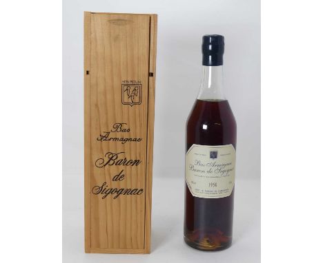 Baron de Sigognac Bas Armagnac, 1950, 70cl, 40%, one bottle (OWC)