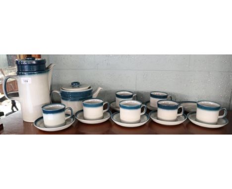 Wedgwood tea service - Blue Pacific pattern 