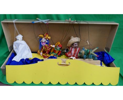 Pelham puppets together with puppet theatre 