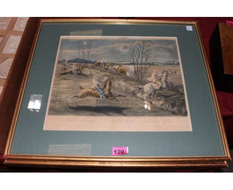 	A hunting print after Alken, Whoop! And away! The Major in trouble - Subden's linen suffers