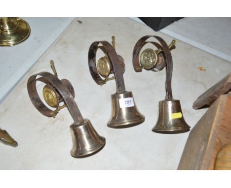 Three Vintage house bells