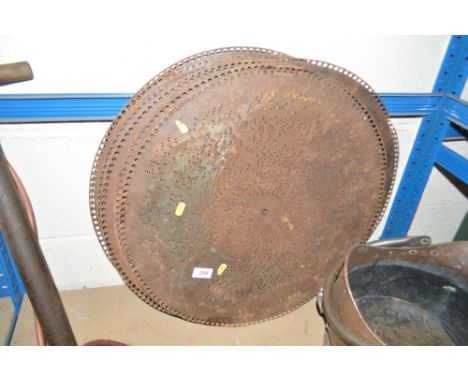 Fifteen 20.5in metal Polyphon discs