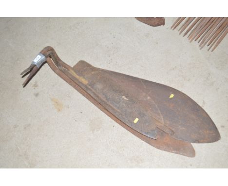Three Vintage hay knives