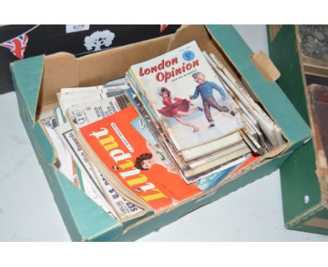 A box of Vintage mens magazines, Naturalist magazines etc.