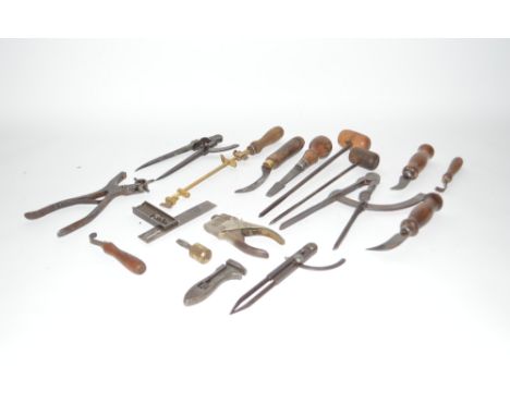 A quantity of various Vintage Farrier's tools etc.