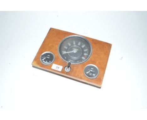 A vintage Mini Speedo clock