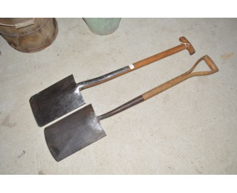 Two Vintage spades