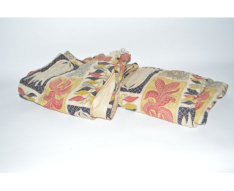 A pair of Vintage Retro curtains
