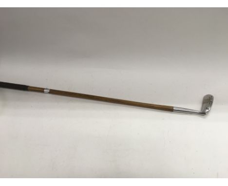 A Bronty Gem hickory stick golf club - NO RESERVE