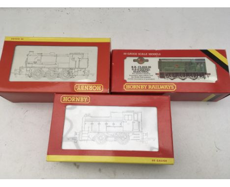 Hornby railways, OO scale, locomotives, Boxed, including R2188 BR0-4-0 diesel shunter , R2399 NCB 0-6-0ST class J94 Locomotiv