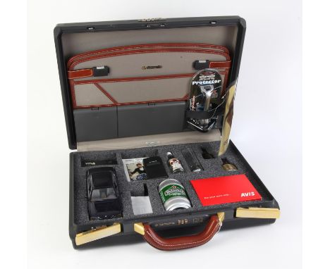 James Bond - Tomorrow Never Dies: A Samsonite promotional briefcase, produced in 1997, containing items relating to the movie