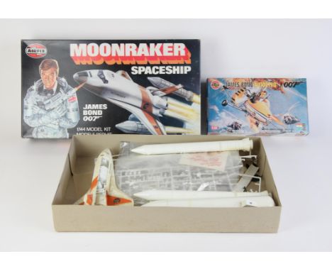 James Bond Two Airfix models. Vintage Airfix made 1/144 scale plastic model kit  James Bond 007 Moonraker Spaceship . Series 