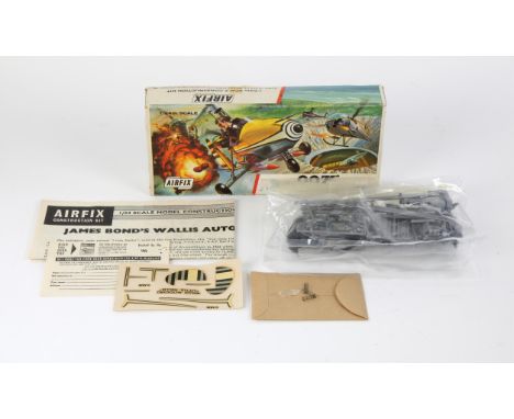 James Bond 007 - Airfix 1967 Autogyro 1:24 scale plastic model kit, from 'You Only Live Twice'. Kit in plastic bag, includes 