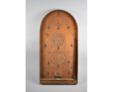 A Vintage Jaques "Hit-a-Pin" Bagatelle, Has Been Woodwormed, 76cm Long 
