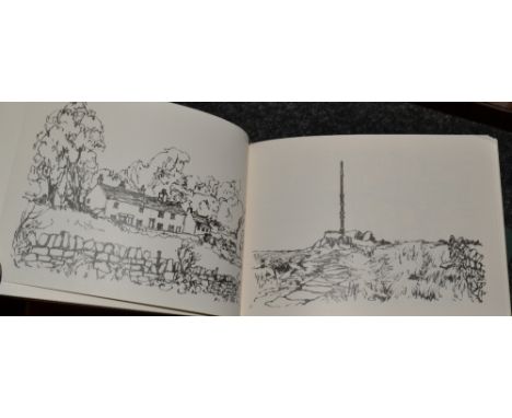 Books - Kenneth Clark, The Nude, Folio Society hard back, with slip case;  George Cunningham, A Sketch book;  etc (4)