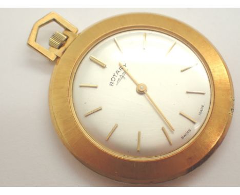1971 Rotary gold plated slimline pocket watch 