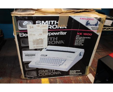 A vintage Smith Corona electric typewriter 