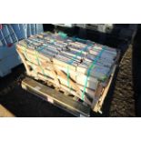 Damaged pallet of Indian Sandstone. V