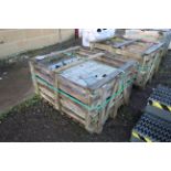 Pallet of edging stone. V