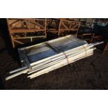 Quantity of metal security doors / panels.